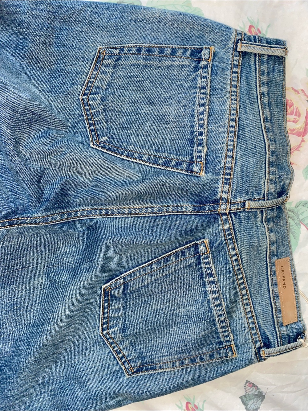 GRLFRND Classic Light Wash Straight Jeans - Picture 6 of 8